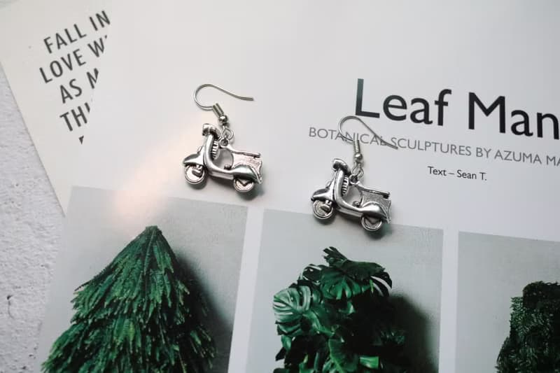 復古機車耳環金屬可愛型耳墜耳飾