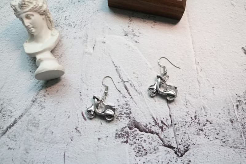 復古機車耳環金屬可愛型耳墜耳飾
