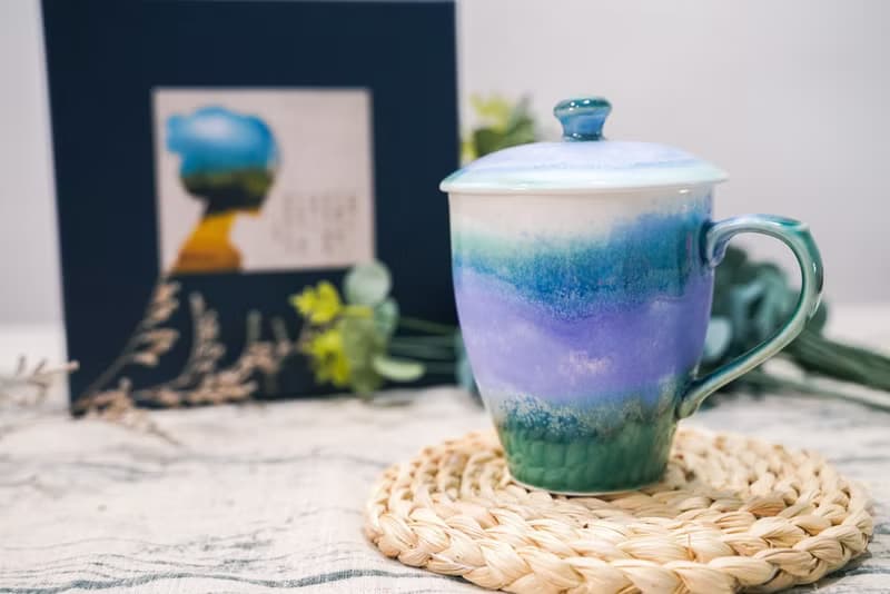 馬克杯(一杯一蓋)・薰衣草系列/送禮包裝/小卡代寫