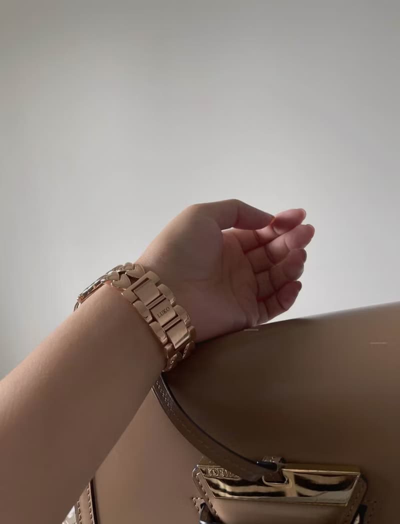 Apple Watch | 雙排愛心不銹鋼錶帶 四色