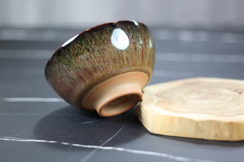 【送禮好物】秋禾 天目釉 圓滿茶杯 鶯歌陶藝名家葉敏祥作品