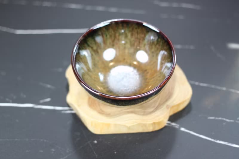【送禮好物】秋禾 天目釉 圓滿茶杯 鶯歌陶藝名家葉敏祥作品
