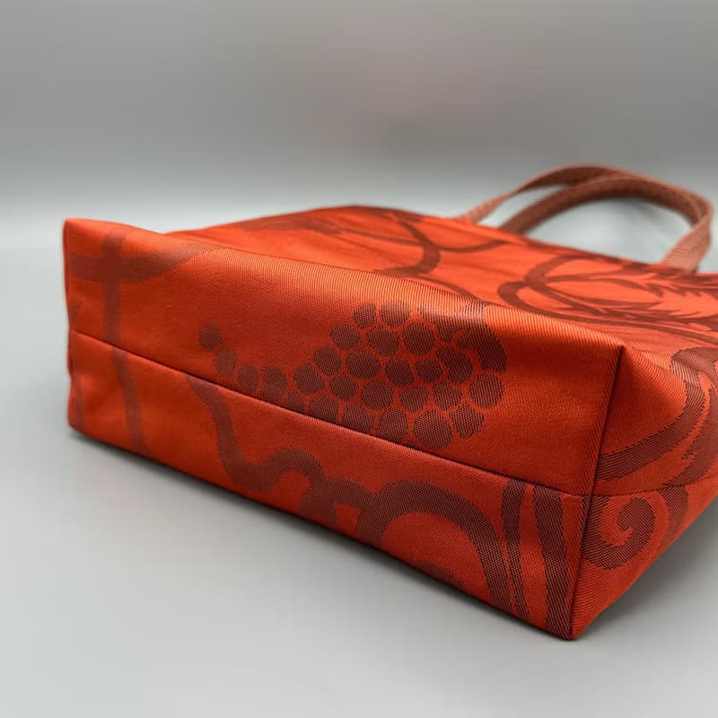 着物 帯 リメイク ハンドメイド トートバッグ 紫 帯締め