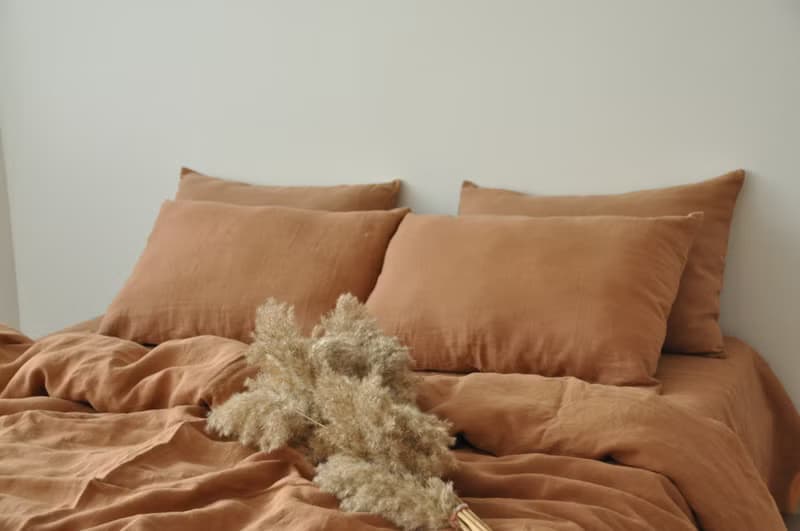 Clay linen duvet cover / Softened linen / Comforter cover / Quilt cover