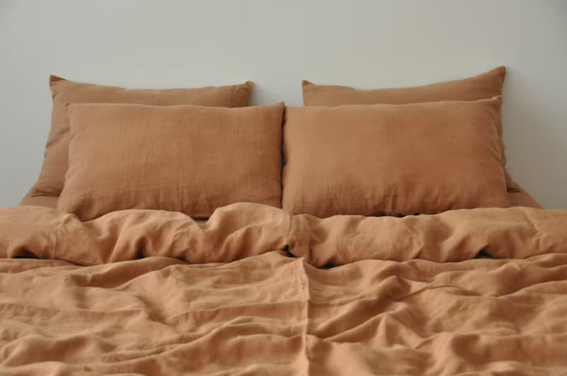 Clay linen duvet cover / Softened linen / Comforter cover / Quilt cover