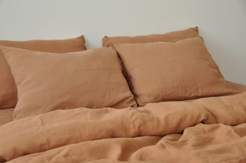 Clay linen duvet cover / Softened linen / Comforter cover / Quilt cover
