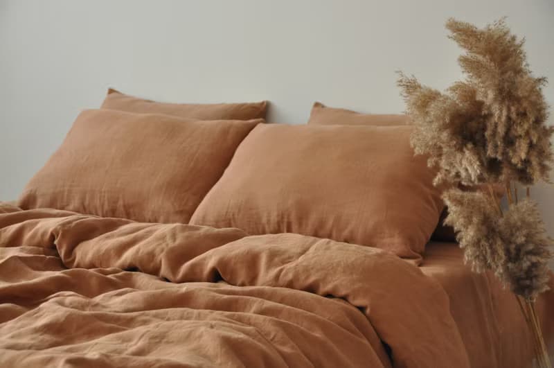 Clay linen duvet cover / Softened linen / Comforter cover / Quilt cover