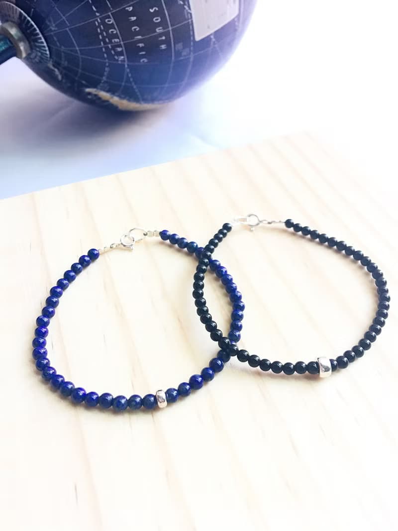 Ops Black Agate Silver - 黑瑪瑙/純銀/黑色/個性/紓壓/防小人