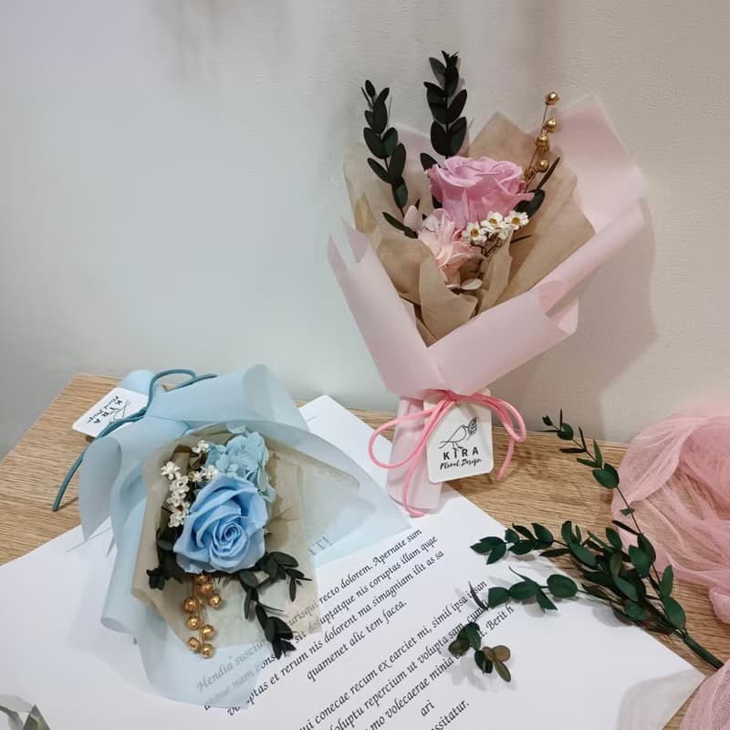 花晨月夕 / 永生花小花束 / 情人節花束 畢業花束 生日禮物 情人