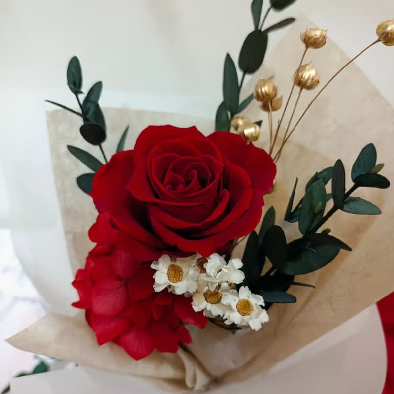花晨月夕 / 永生花小花束 / 情人節花束 畢業花束 生日禮物 情人
