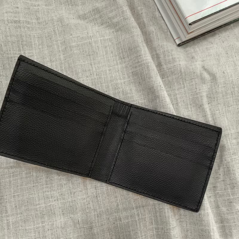 Men Classic short bifold 8 card slots wallet handmade 皮包手工