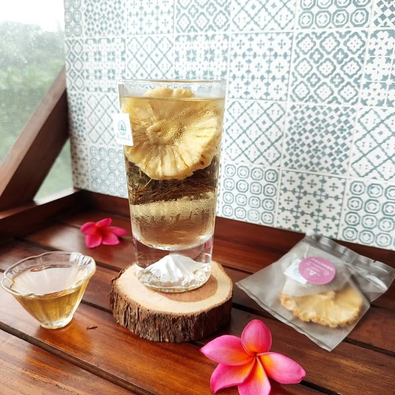 無糖果乾花茶禮盒-八款農園香草茶包+四款台灣水果-熱沖冷泡皆讚