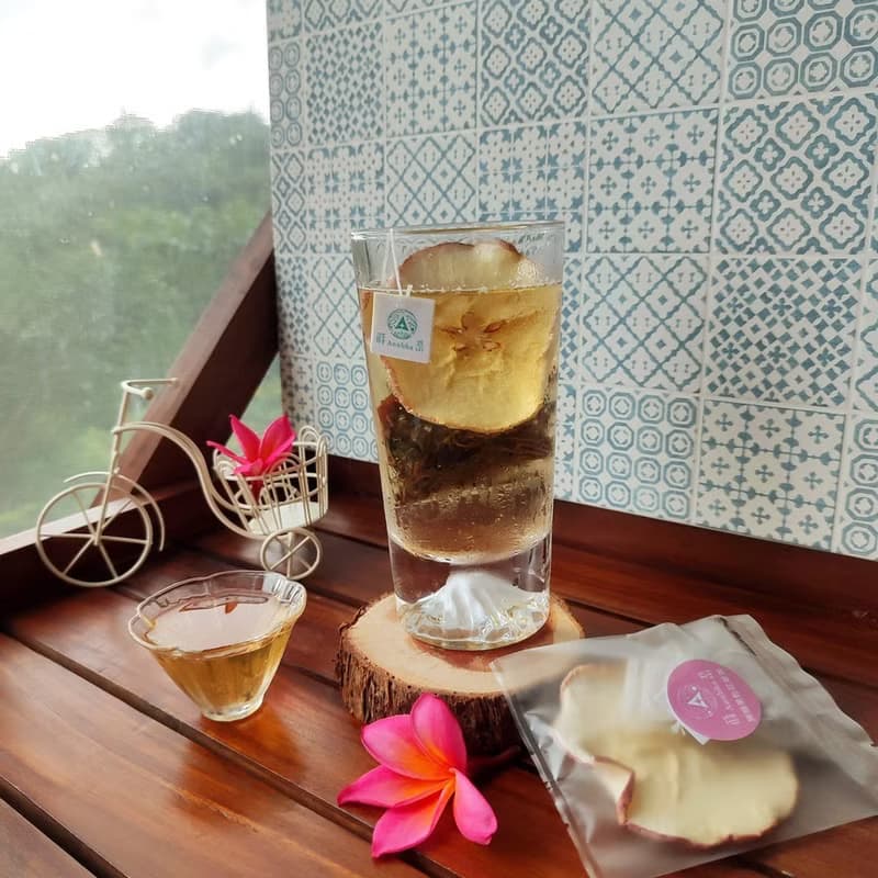 無糖果乾花茶禮盒-八款農園香草茶包+四款台灣水果-熱沖冷泡皆讚