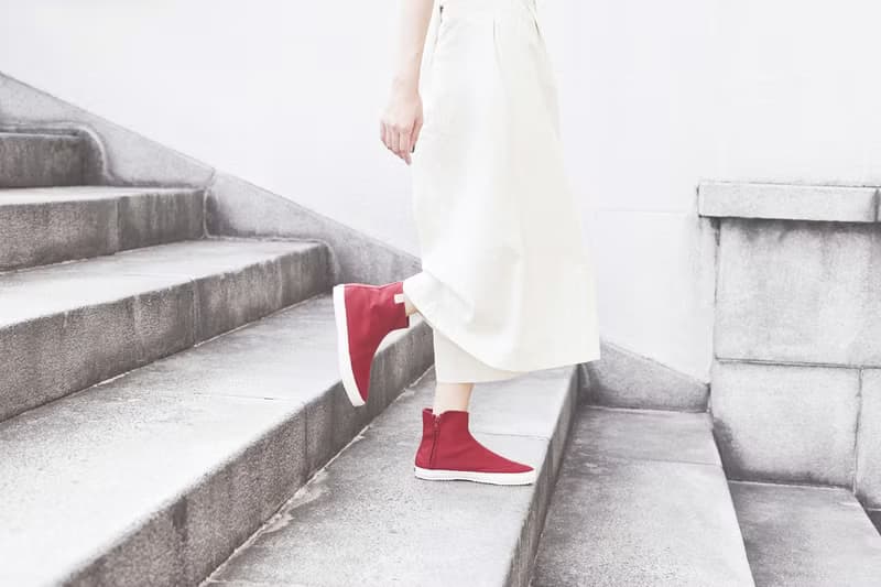 日式女靴【足袋日】京都紅節紗布 碎花 日本人喜愛