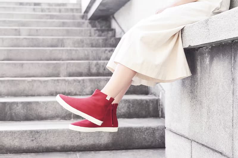 日式女靴【足袋日】京都紅節紗布 碎花 日本人喜愛