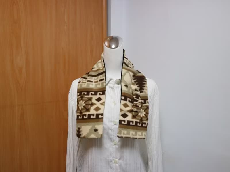 可調式短圍巾.scarf 保暖圍脖 雙面雙色 大人.小孩均適用