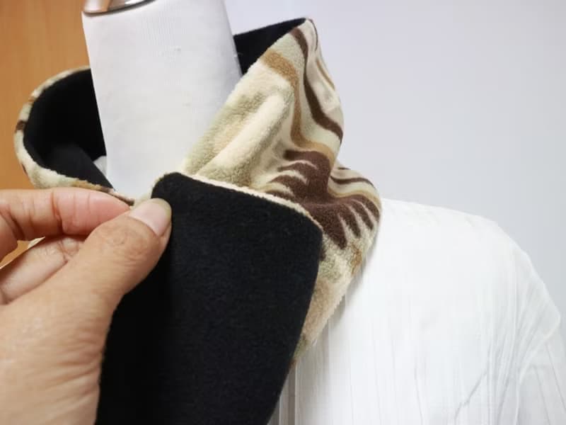 可調式短圍巾.scarf 保暖圍脖 雙面雙色 大人.小孩均適用