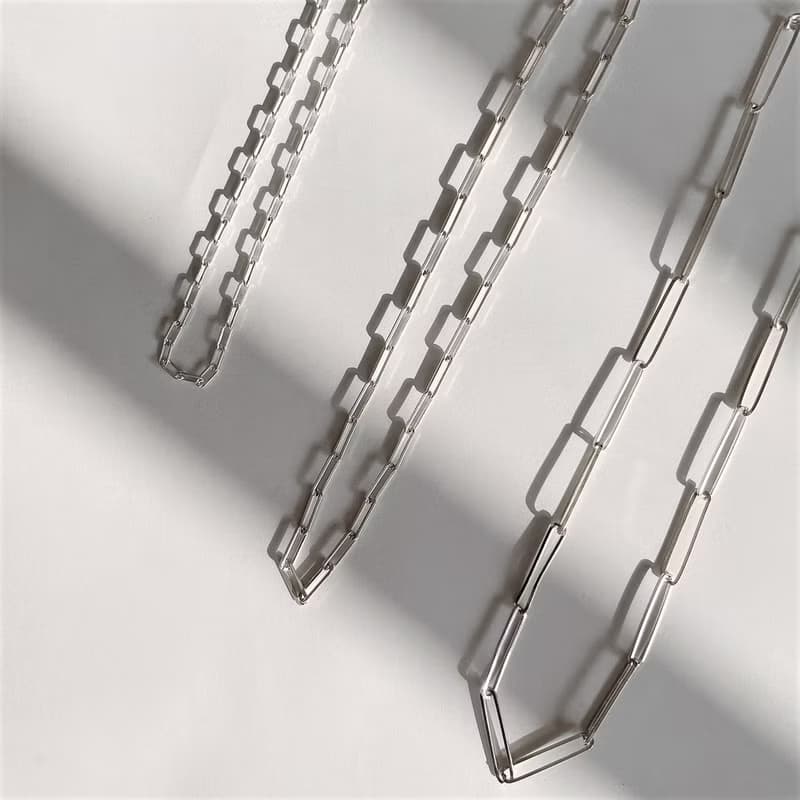│個性│歐美簡約 • 方塊鍊 • 鎖骨鍊 • 純銀項鍊 •925silver