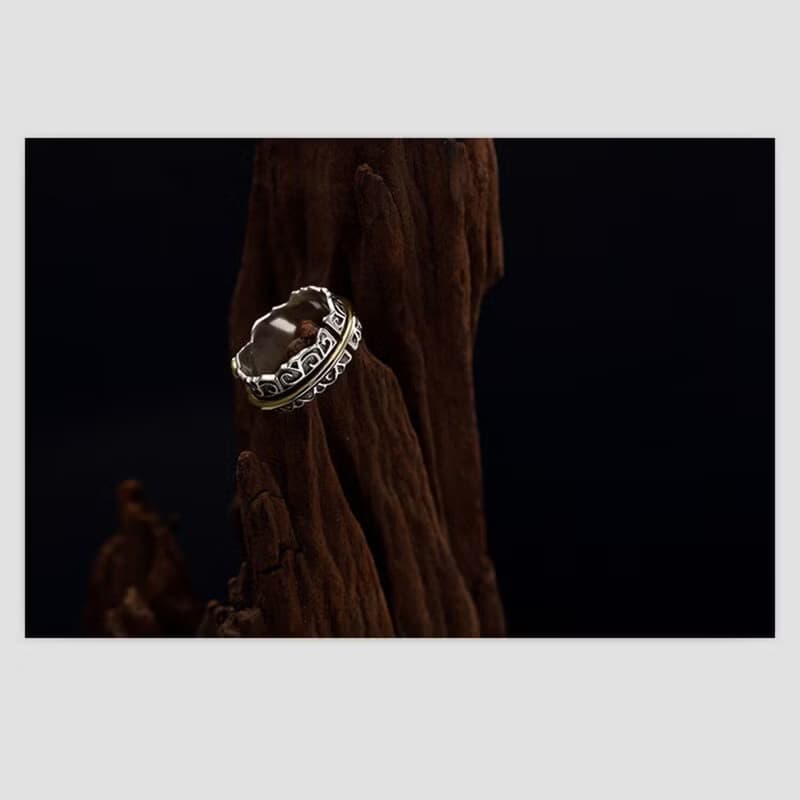 S 925 Sterling Silver Jewelry Handmade Engrave Vintage Open Rings Lovers Ethnic