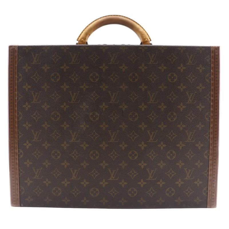 【日本直送】 LOUIS VUITTON プレジデント トランク ヴィンテージ アタッシュケース M53012 モノグラム 茶 1054856【中古】