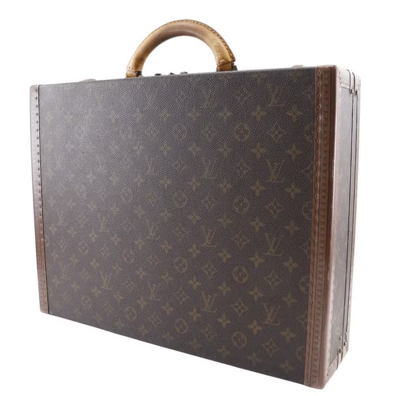 【日本直送】 LOUIS VUITTON プレジデント トランク ヴィンテージ アタッシュケース M53012 モノグラム 茶 1054856【中古】