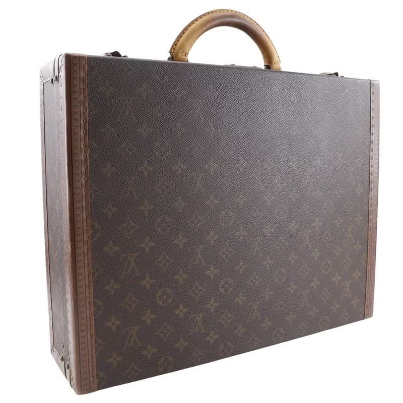 【日本直送】 LOUIS VUITTON プレジデント トランク ヴィンテージ アタッシュケース M53012 モノグラム 茶 1054856【中古】