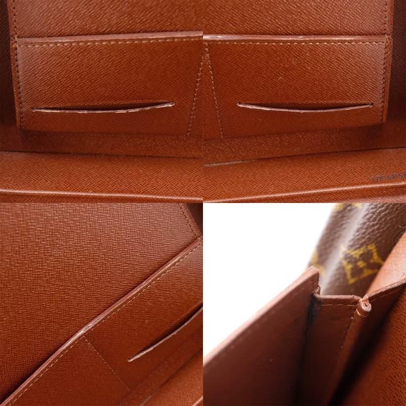 【日本直送】 LOUIS VUITTON プレジデント トランク ヴィンテージ アタッシュケース M53012 モノグラム 茶 1054856【中古】
