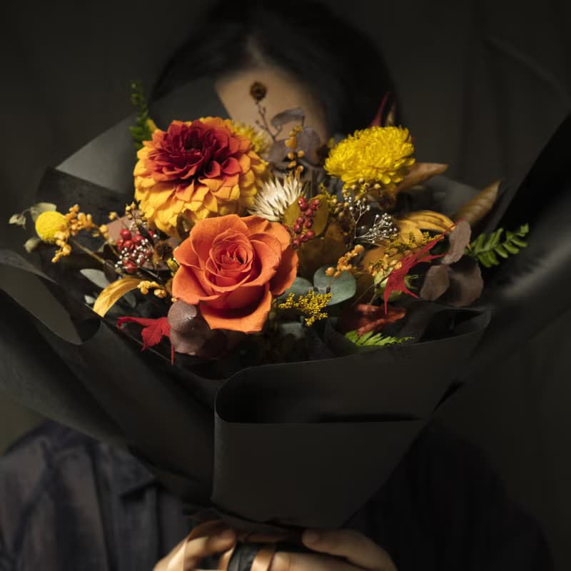 知秋系列 - 秋紅花束