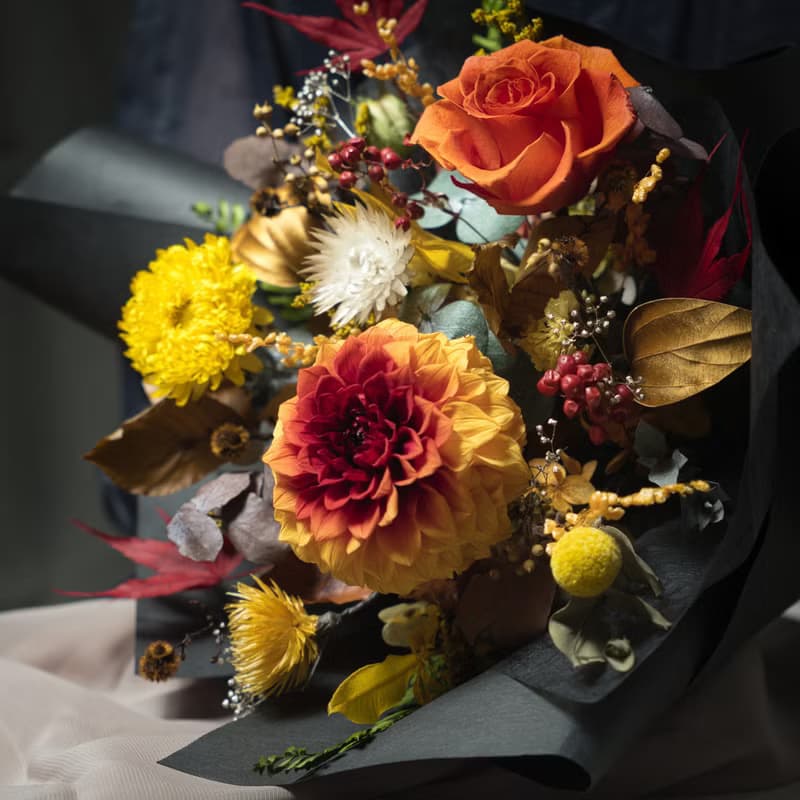 知秋系列 - 秋紅花束