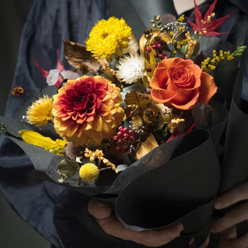 知秋系列 - 秋紅花束