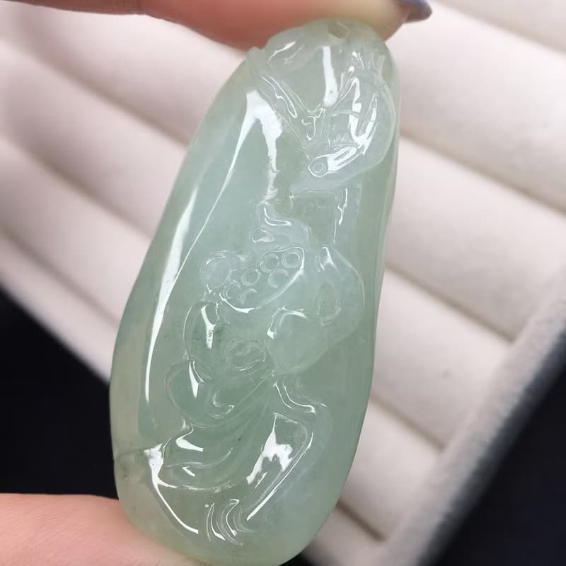 冰種翡翠鳥語花香 | 天然緬甸A貨翡翠 | 送禮