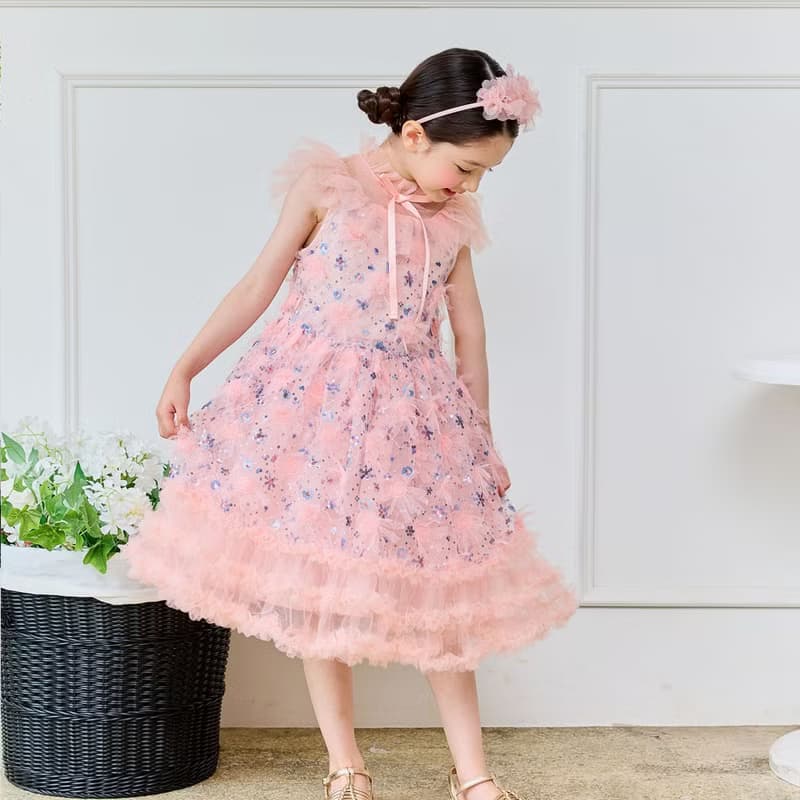 Peony Dress - pink