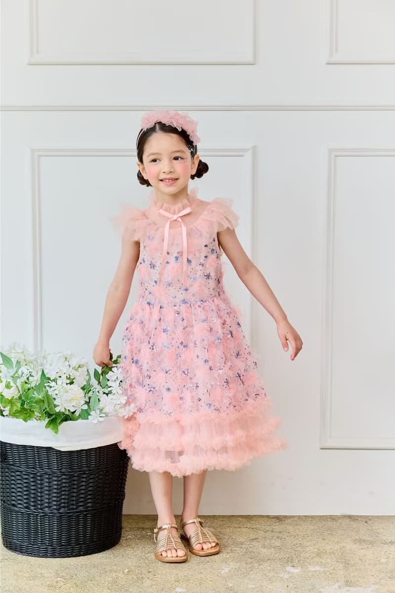 Peony Dress - pink
