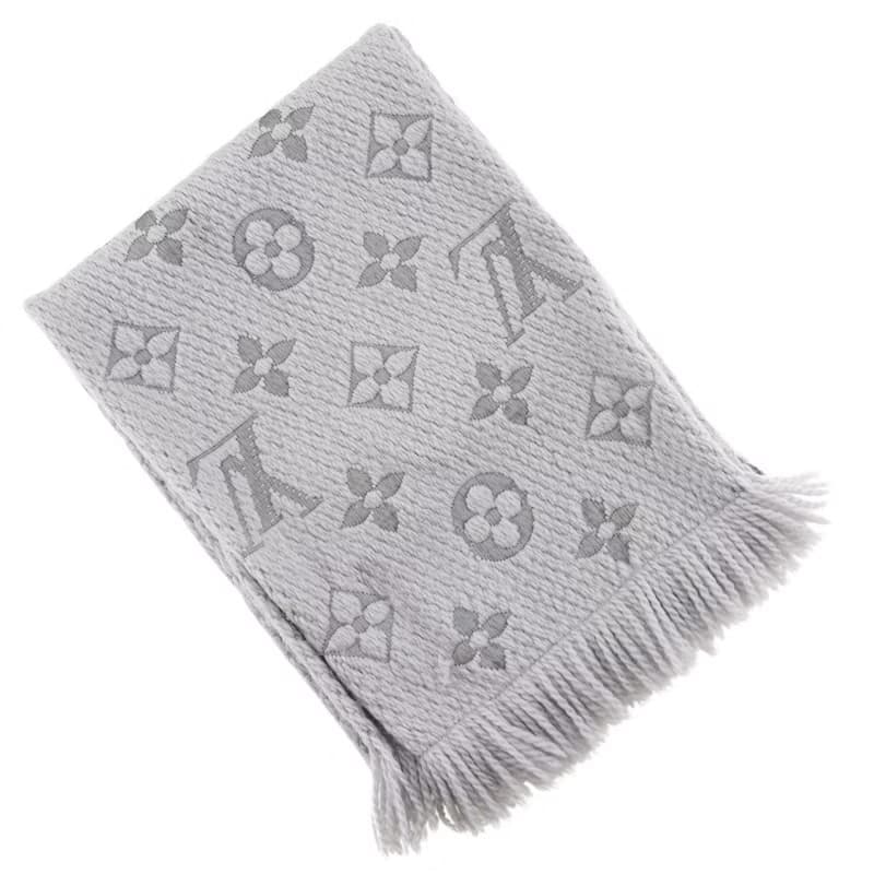 【日本直送】ルイ・ヴィトン LOUIS VUITTON エシャルプ・ロゴマニア マフラー マフラー M74742 ウール ユニセックス【中古】