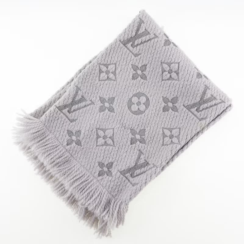 【日本直送】ルイ・ヴィトン LOUIS VUITTON エシャルプ・ロゴマニア マフラー マフラー M74742 ウール ユニセックス【中古】