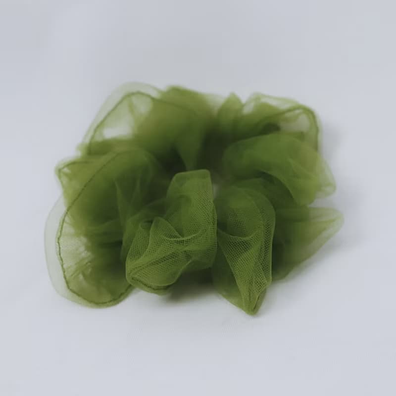 法式設計網紗材質髮圈 髮飾 手環 手工製