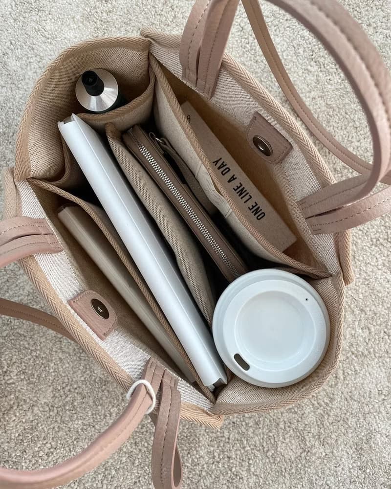 韓國 The Ally | DANA BAG (附小袋) | 中 | 黃色 | 手袋 單肩包