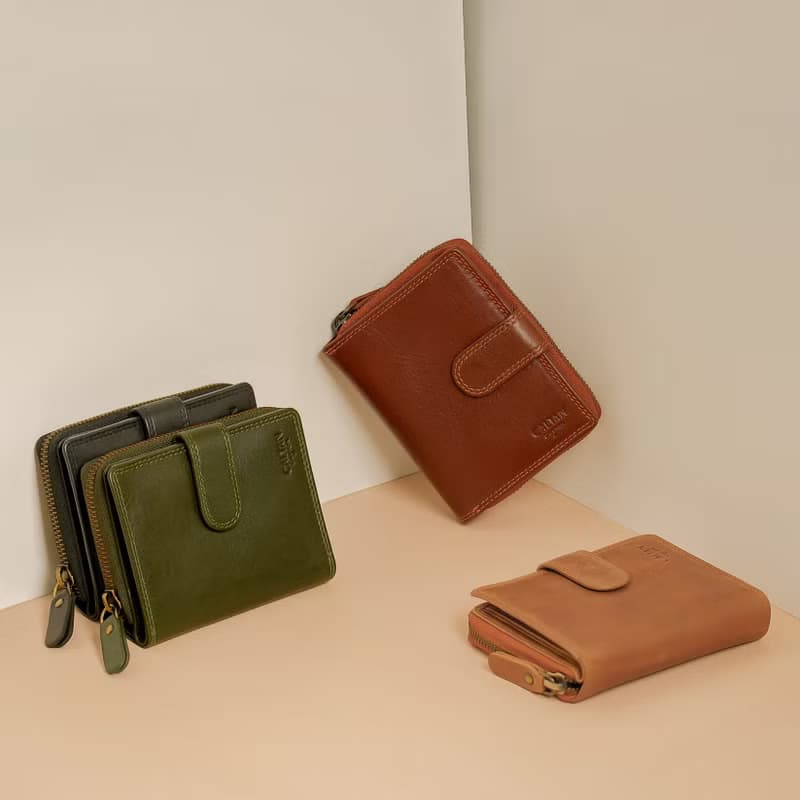 【24hr快速出貨】扣式多功能兩折零錢短夾-072846 五色 錢包 皮夾