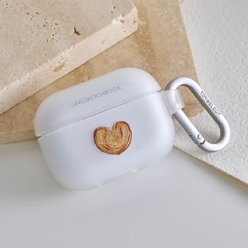 LINGSKETCHBOOK愛心蝴蝶酥強悍防摔AirPods保護套