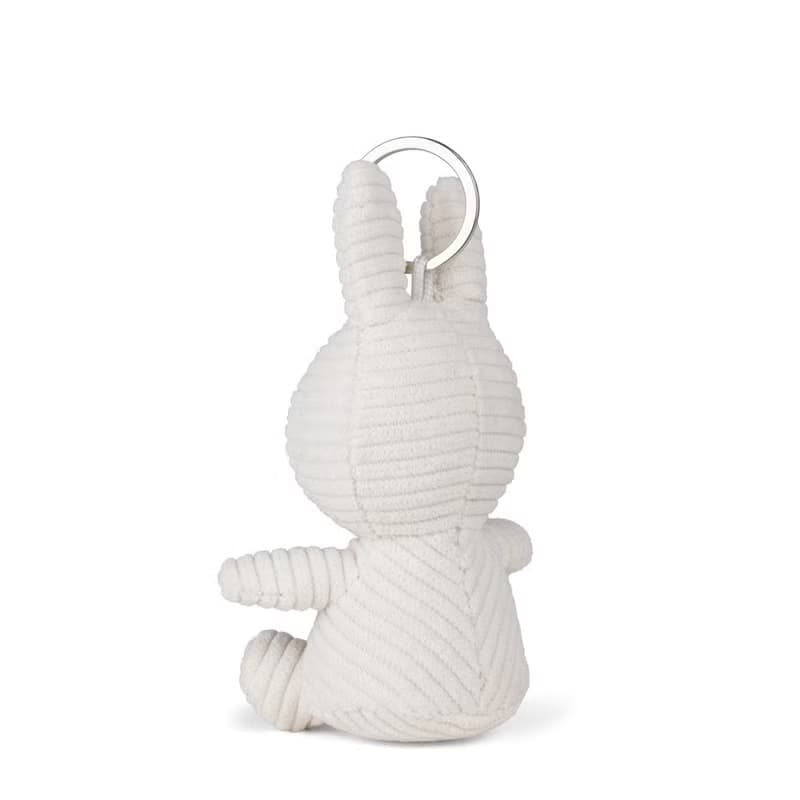 BON TON TOYS Miffy米菲兔環保鬱金香鑰匙圈-象牙白 10cm