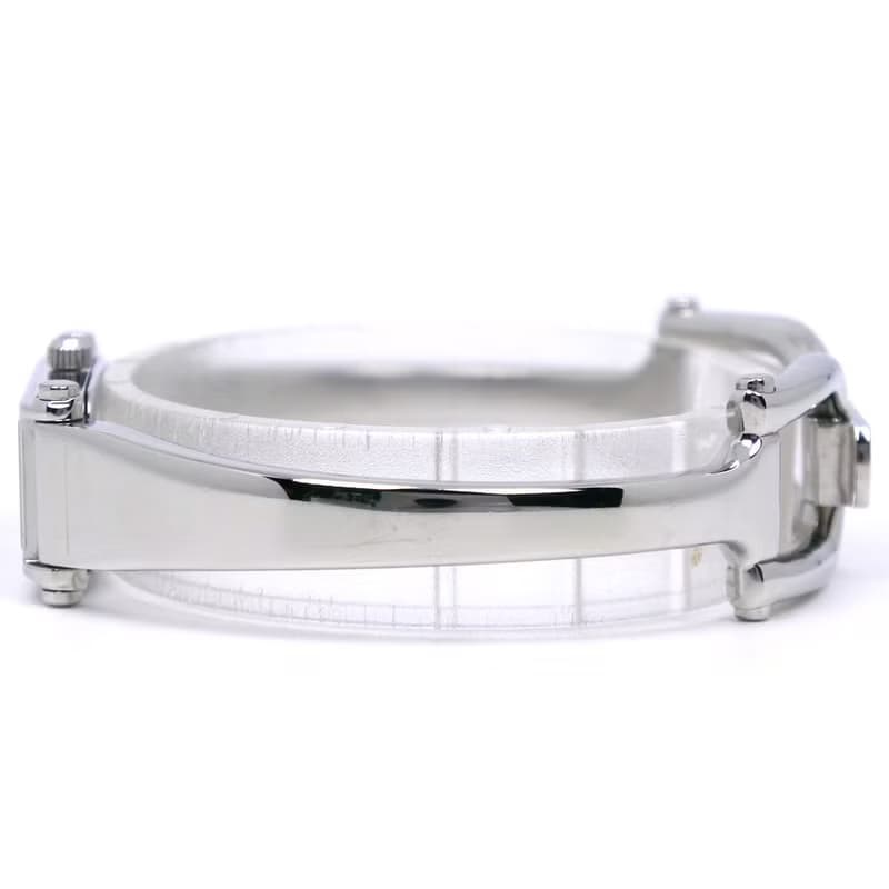 【日本直送】グッチ GUCCI 腕時計 1500L SS クオーツ アナログ表示 黒文字盤 レディース【中古】