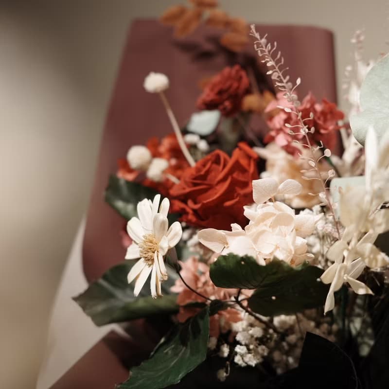 【遇見恆久】戀人時光永生玫瑰花束 情人節花束 共2款