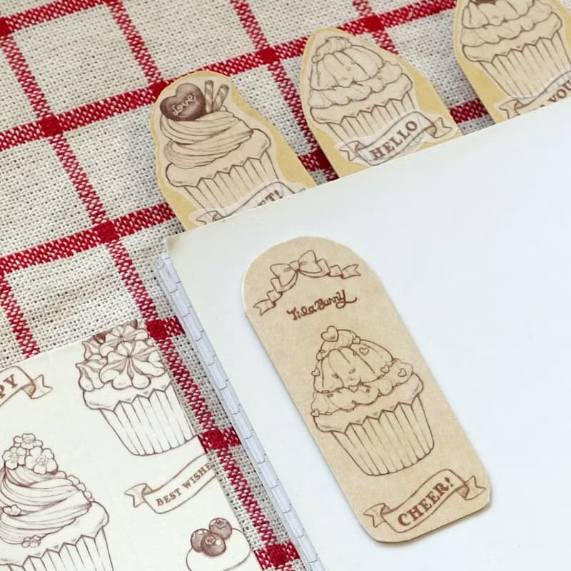 緹拉兔 情人節 杯子蛋糕 懷舊蛋糕 和紙膠帶