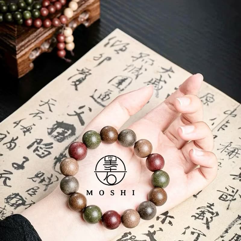 12mm五行中藥合香珠手鍊/開運招財/療癒/母親節禮物/送禮