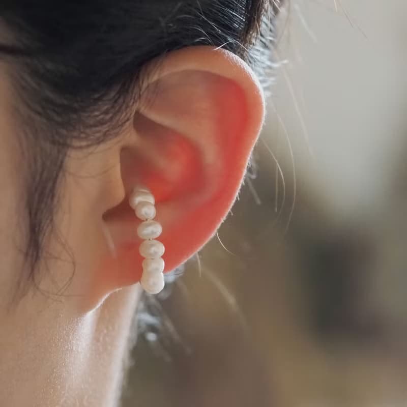 3way |  淡水パールのリングカフ  | 6月誕生石  |  EC-29