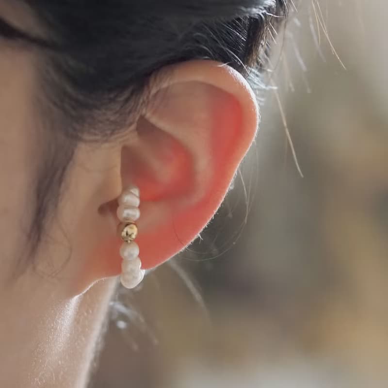 3way |  淡水パールのリングカフ  | 6月誕生石  |  EC-29