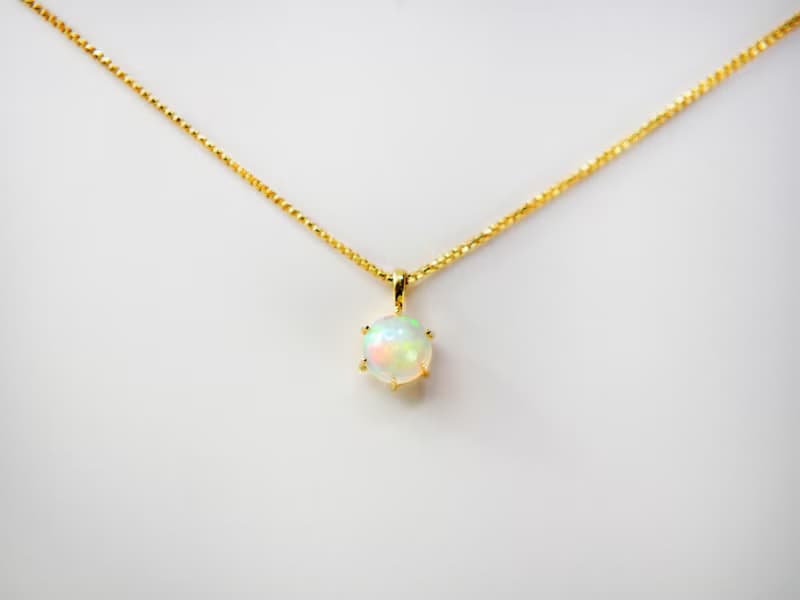 星光 | 蛋白石 / 歐泊 / Opal / 逐夢系列 | 天然寶石項鍊