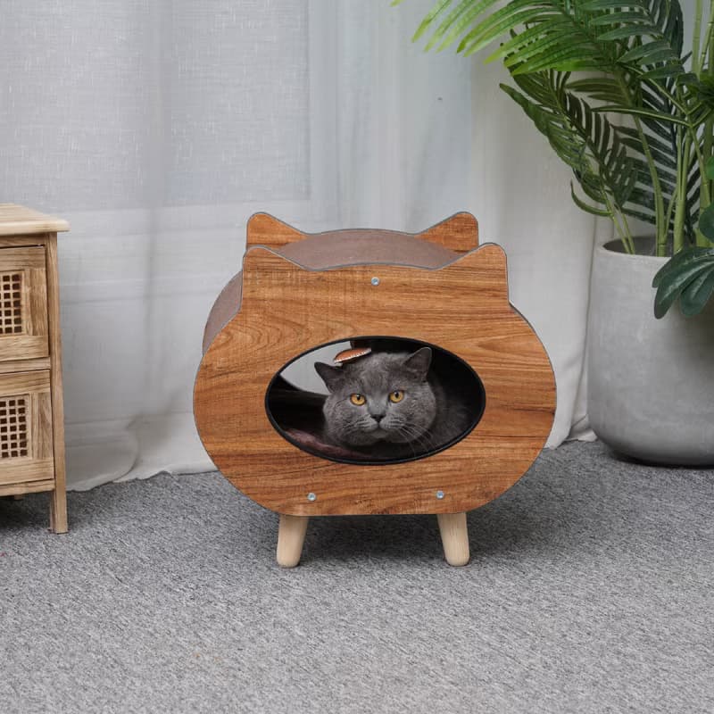 【美國Petpals】雙洞喵頭貓窩