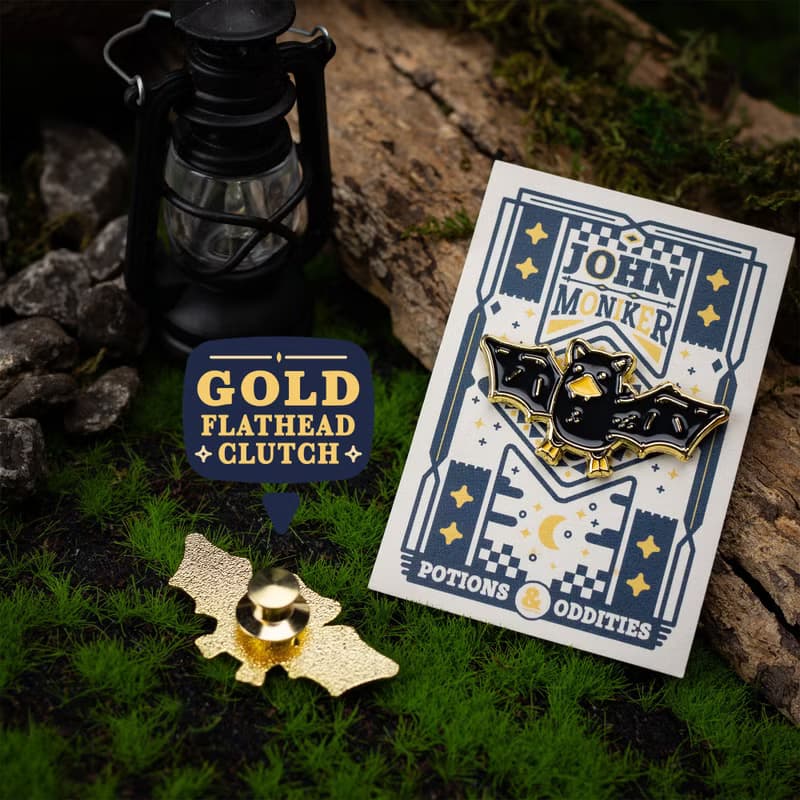 Duckula Enamel Pin — Duck Vampire pin | Dice Bag Accessories