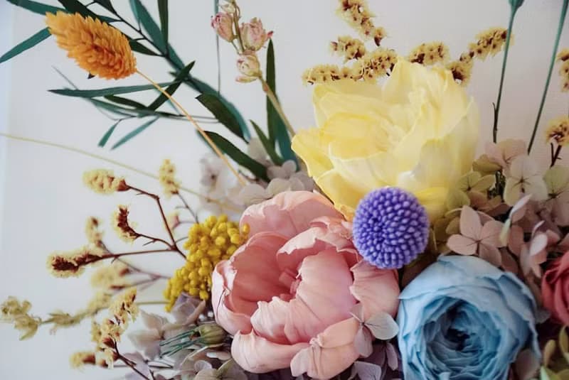 永生花畫布壁飾